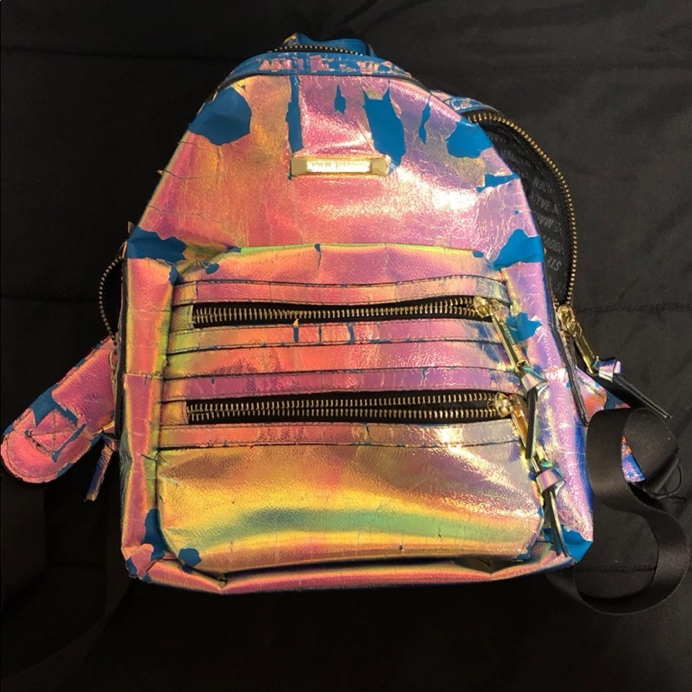 Vintage iridescent Steve Madden book bag